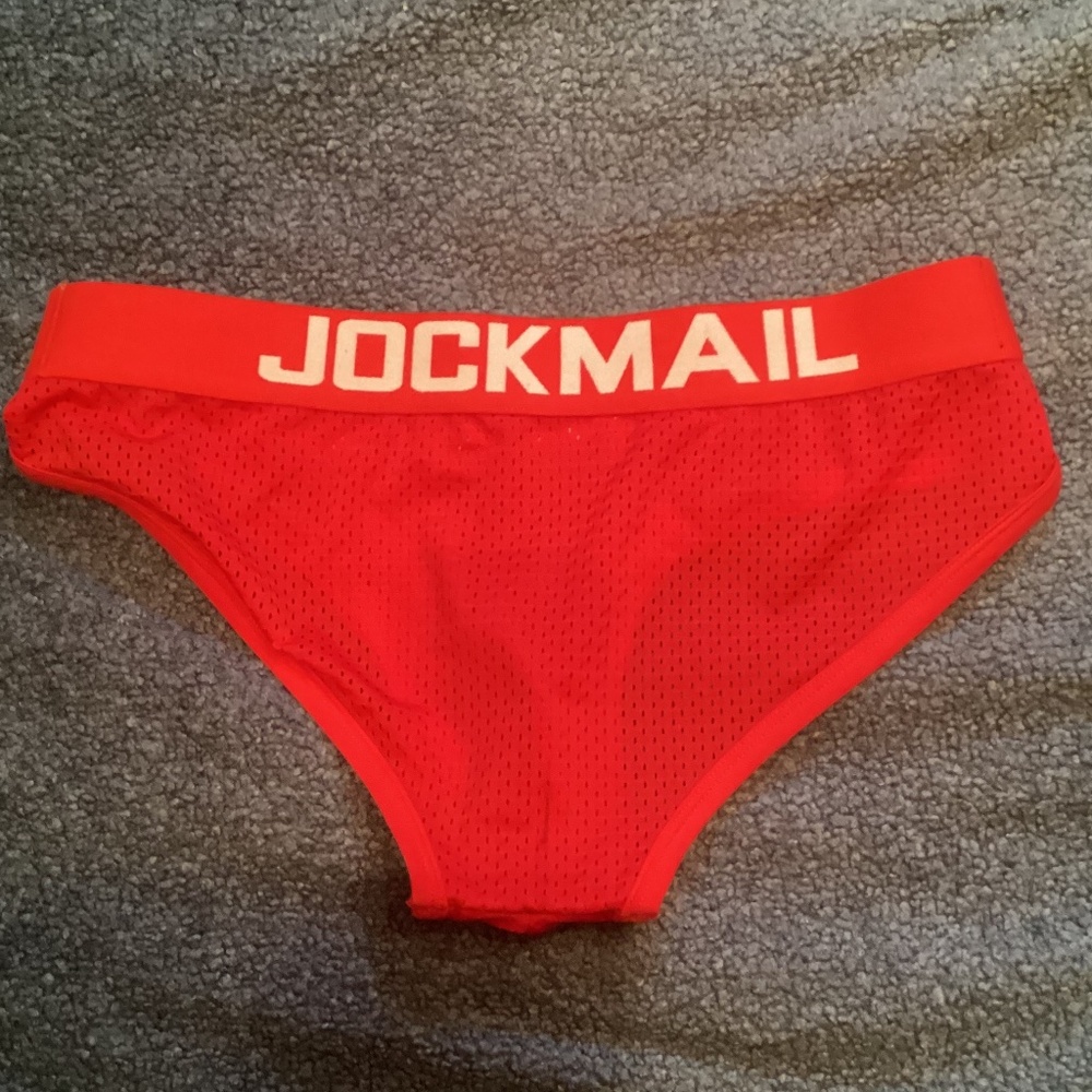 Jockmail red mesh brief - Picture 4 of 4